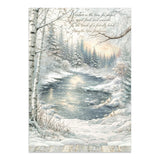 Junk Journal - White Christmas - 11 - Stamperia - Tidformera