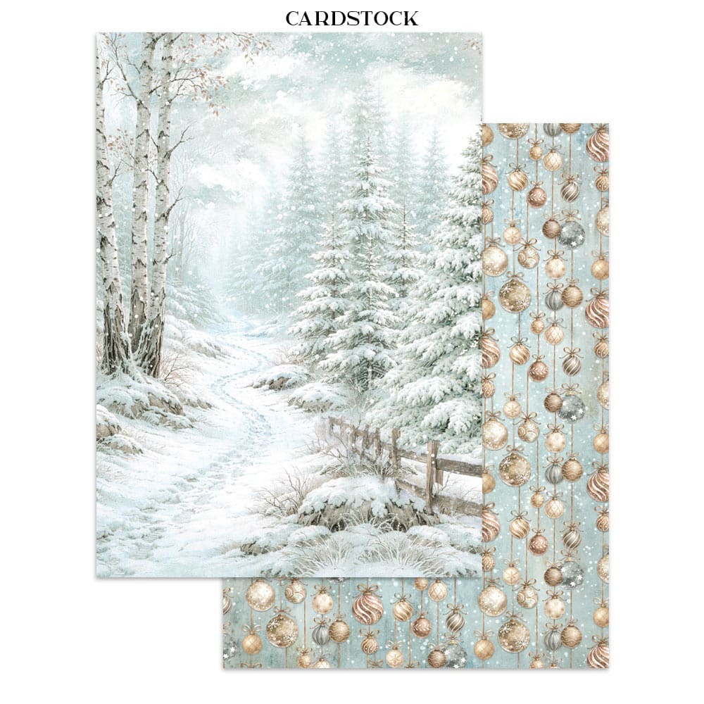 Junk Journal - White Christmas - 6 - Stamperia - Tidformera