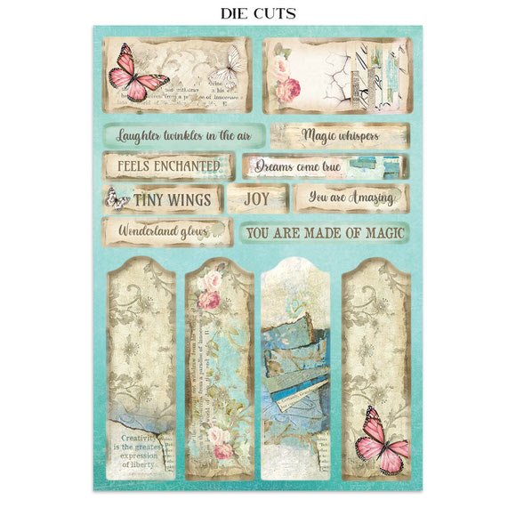 Junk Journal - Wonderland - 28 - Stamperia - Tidformera