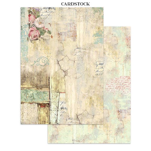 Junk Journal - Wonderland - 6 - Stamperia - Tidformera