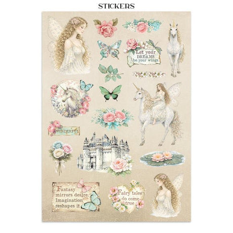 Junk Journal - Wonderland - 19 - Stamperia - Tidformera