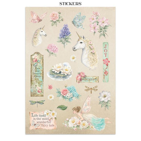 Junk Journal - Wonderland - 10 - Stamperia - Tidformera