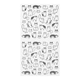 Kalenderstickers Djurtema - Cats - 2 - Midori - Tidformera