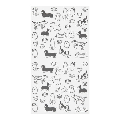 Kalenderstickers Djurtema - Dogs - 2 - Midori - Tidformera