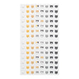 Kalenderstickers Midori Trackers - Feelings Cat - 1 - Midori - Tidformera