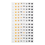 Kalenderstickers Midori Trackers - Feelings Cat - 1 - Midori - Tidformera