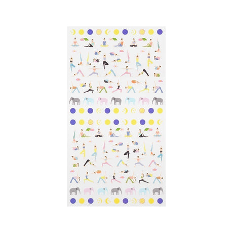Kalenderstickers Midori Trackers - Yoga - 1 - Midori - Tidformera