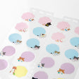 Kalenderstickers Moln - Cat L från Midori. Ark med stickers utformade som moln. På är även motiv med katter.  - Tidformera