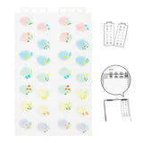 Kalenderstickers Moln - Flower L - 3 - Midori - Tidformera