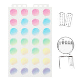 Kalenderstickers Moln - Gradient L - 3 - Midori - Tidformera