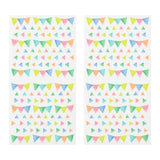 Kalenderstickers Washi stickers Dekoration - Flag - 1 - Midori - Tidformera