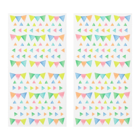 Kalenderstickers Washi stickers Dekoration - Flag - 1 - Midori - Tidformera