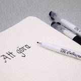 Kalligrafipennor 3 - pack Svart - 1 - ZIG Kuretake - Tidformera