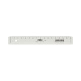 Linjal Plast 16 cm från M+R. Liten plastlinjal med gradering från 1 cm till 16 cm.  - Tidformera