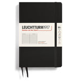 Linjerad skrivbok Lt B6+ Hård pärm Black från Leuchtturm1917 - Svart anteckningsbok - Tidformera