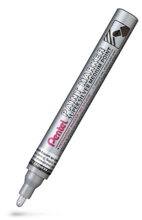 Märkpenna Paint marker - Medium - Silver - 1 - Pentel - Tidformera