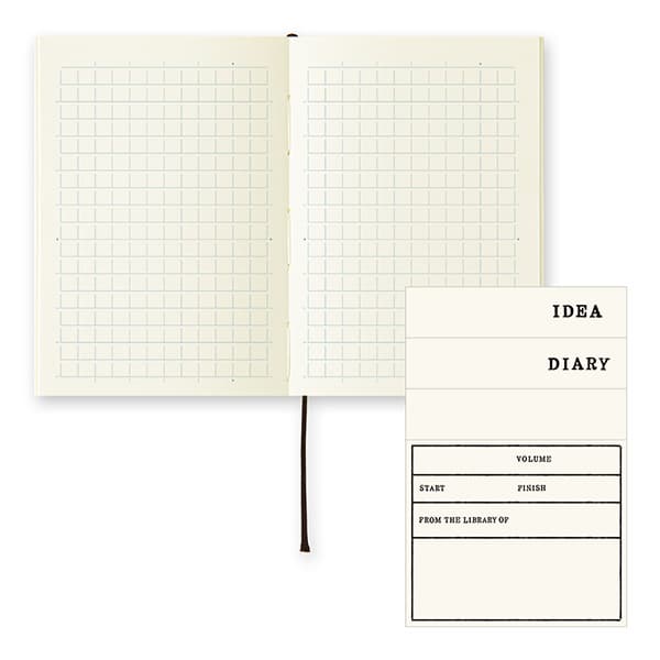 MD Notebook A7 - Rutad - 3 - Midori - Tidformera