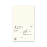 MD Notebook B6 Slim - Blank. Olinjerad anteckningsbok i B6 från Midori - Tidformera