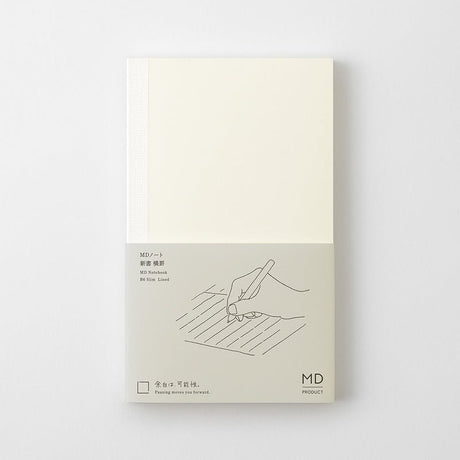 MD Notebook B6 Slim - Linjerad - 10 - Midori - Tidformera