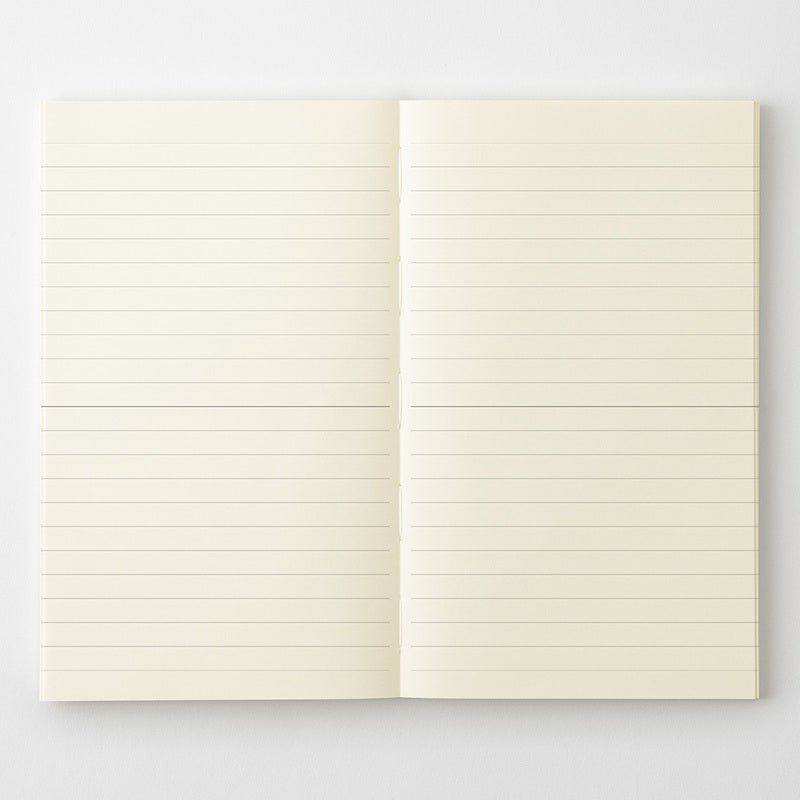 MD Notebook B6 Slim - Linjerad - 2 - Midori - Tidformera