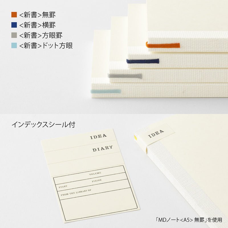 MD Notebook Journal B6 Slim Dotted - 6 - Midori - Tidformera