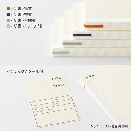 MD Notebook Journal B6 Slim Dotted - 6 - Midori - Tidformera