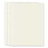 MD Notebook Light - Skrivhäfte - 3 - pack A4 - Rutad - 2 - Midori - Tidformera