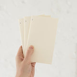 MD Notebook Light - Skrivhäfte - 3 - pack B6 Slim - Linjerad - 5 - Midori - Tidformera