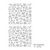 Midori Kalenderstickers - Dog Black & White - 2 - Midori - Tidformera