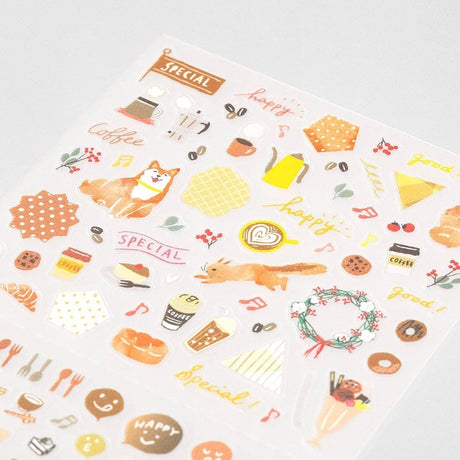 Midori Kalenderstickers Färgtema - Brown - 1 - Midori - Tidformera