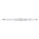 Mildliner Brush pen - Gray från Zebra - Grå penselpenna utan lock - Tidformera
