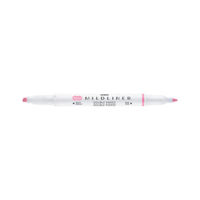 Mildliner Överstrykningspenna - Baby Pink från Zebra - Rosa överstrykningspenna utan lock - Tidformera