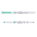Mildliner Överstrykningspenna - Blue Green från Zebra - Blågrön överstrykningspenna - Tidformera