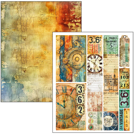 Mixed media book - Past time - 18 - Ciao Bella - Tidformera