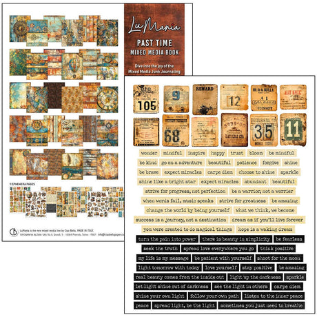 Mixed media book - Past time - 27 - Ciao Bella - Tidformera