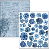 Mixed media book - Urban blue denim - 23 - Ciao Bella - Tidformera
