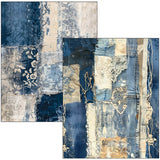 Mixed media book - Urban blue denim - 13 - Ciao Bella - Tidformera