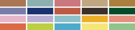 mt Washi Tape 20 - pack Light colors 2 Dusty colors - 3 - MT masking tape - Tidformera