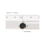 Multi Ruler 30 cm Aluminium - silver - 3 - Midori - Tidformera