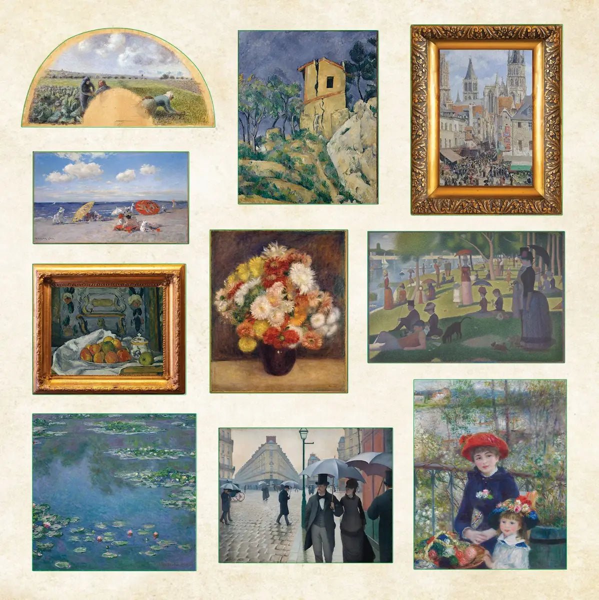 Museum Treasures Sticker book - 7 - Peter Pauper Press - Tidformera