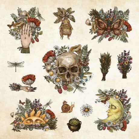 Mystical Ephemera! Sticker book - 7 - Peter Pauper Press - Tidformera