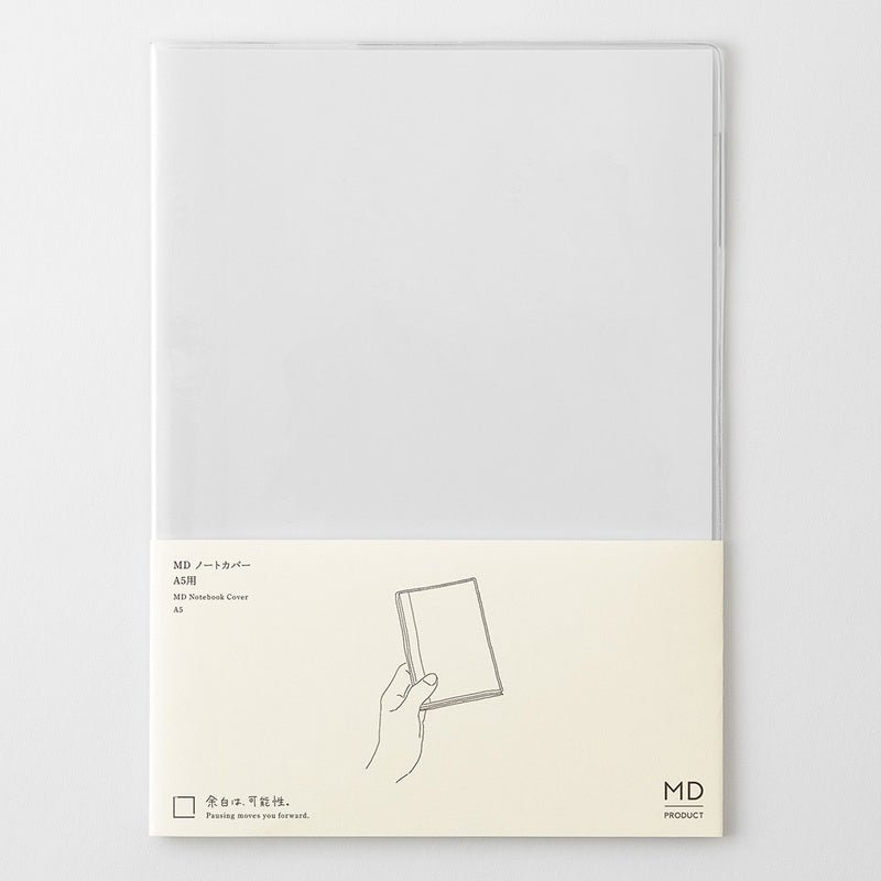 Notebook Cover A5 - Clear - 3 - Midori - Tidformera