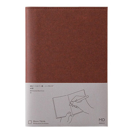 Notebook Cover A5 - Paper - Hard - 1 - Midori - Tidformera