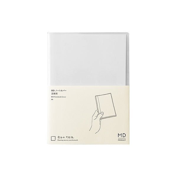 Notebook Cover A6 - Clear - 1 - Midori - Tidformera