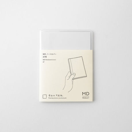 Notebook Cover A7 - Clear - 4 - Midori - Tidformera