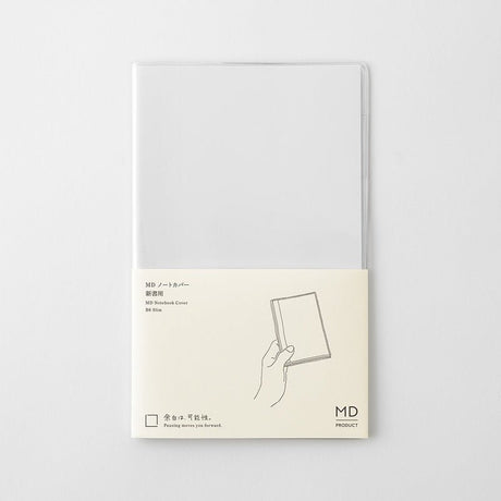 Notebook Cover B6 Slim - Clear - 1 - Midori - Tidformera