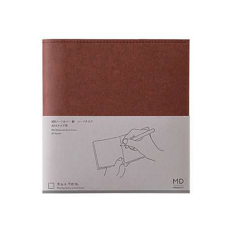 Notebook Cover Square - Paper - Hard - 1 - Midori - Tidformera