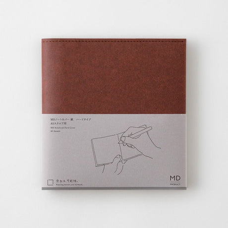 Notebook Cover Square - Paper - Hard - 9 - Midori - Tidformera