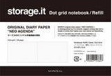 Notebook Storage.it A6 Desk Dotted - Refill - 1 - Mark's Inc - Tidformera