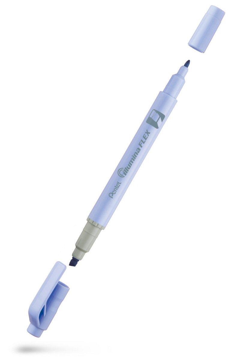 Överstrykningspennor - Illumina Flex Pastel set 6 - pack - 4 - Pentel - Tidformera